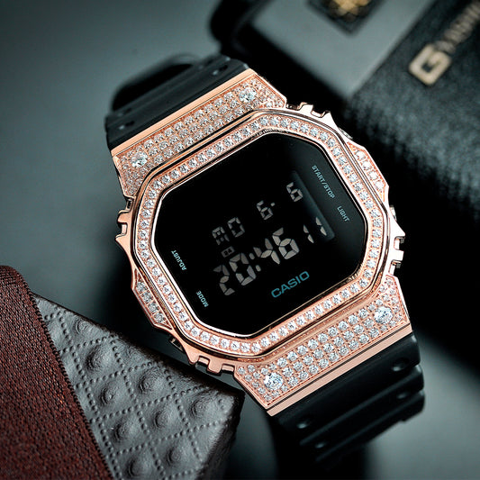 Casio Mod Iced Rose Gold - Special Custom Watch