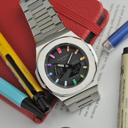 Casio Mod Pat-Take-Rainbow - Special Custom Watch