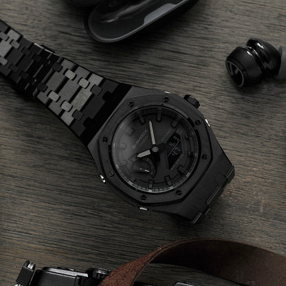 Casio Mod Pure Steel Stealth Black - Special Custom Watch