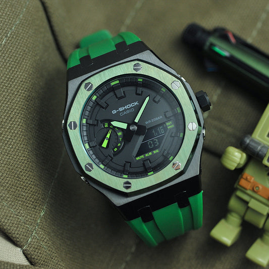 Casio Mod The Green Titan - Special Custom Watch