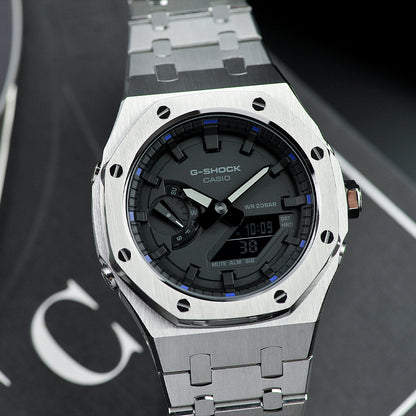 Casio Mod Pure Steel Silver - Special Custom Watch