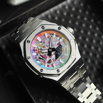 Casio Mod Rainbow Lush - Special Custom Watch