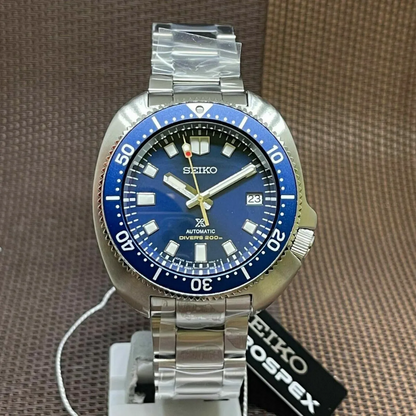 Seiko Prospex Blue Dial Silver Stainless Steel Strap Men Watch SPB183J1