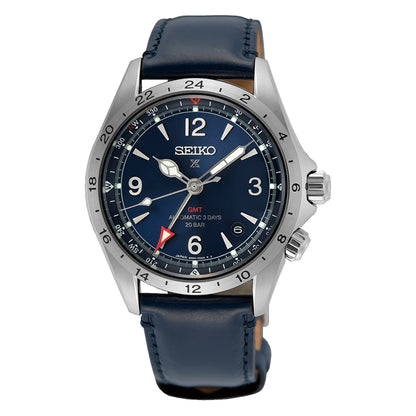 Seiko Prospex Blue Dial Leather Strap Men Watch SPB377J1