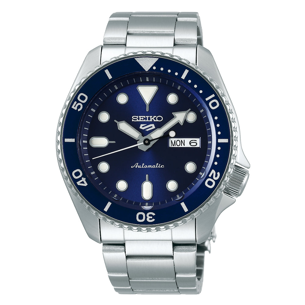 Seiko 5 Blue Dial Stainless Steel Men's Watch SRPD51K1