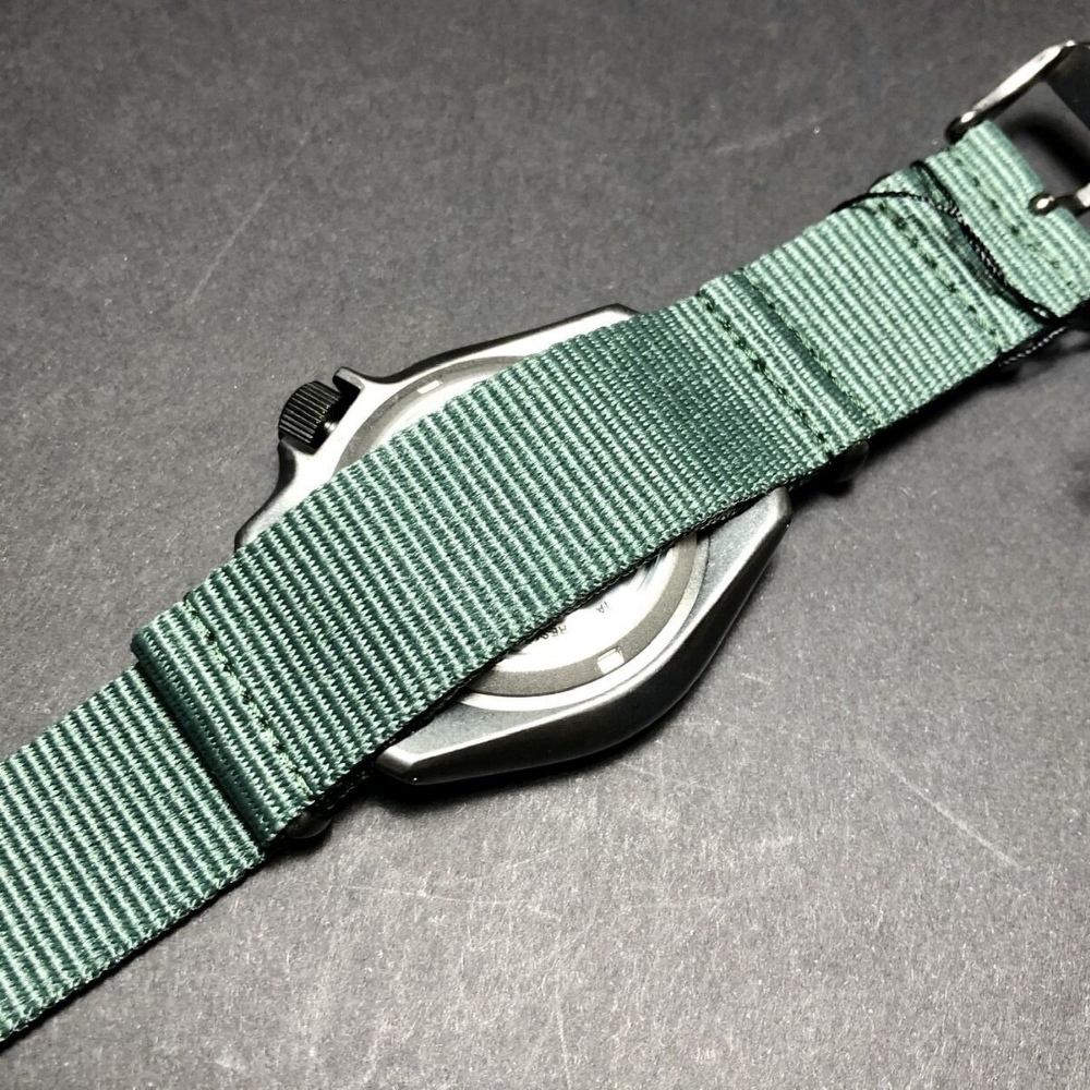 Seiko 5 Sports Green Dial & Nylon Strap Men Watch SRPD77K1